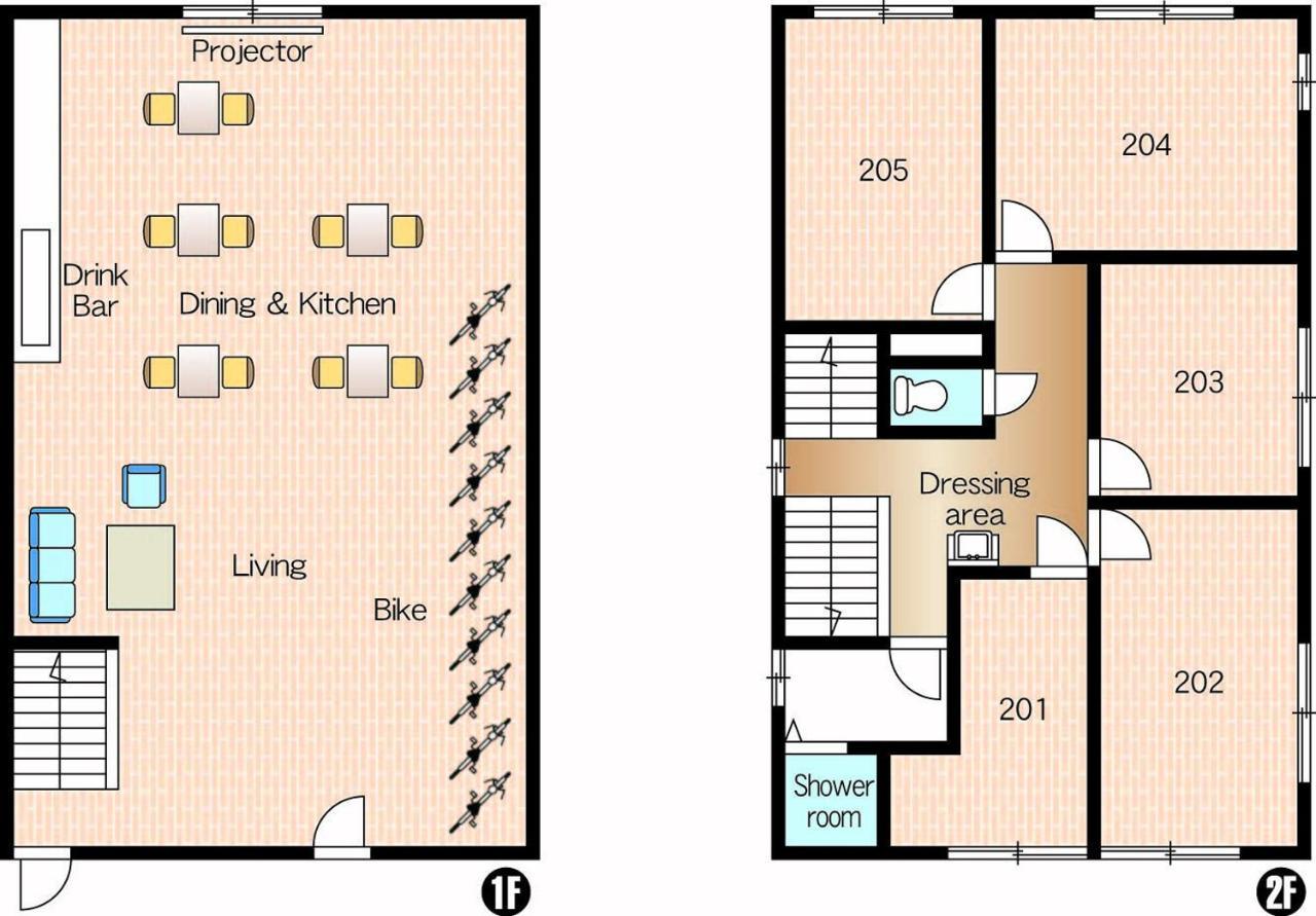 Bike & Bed East Private 160sqm 自転車のある一棟貸切宿 * 東京都